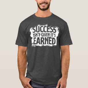 Mens Strongman motivation success powerlifting 98 T-Shirt
