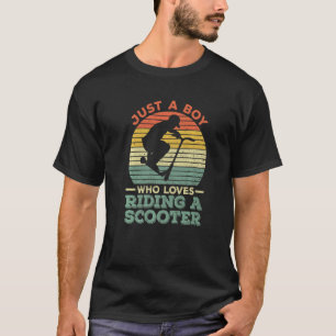 Mens Stunt Scooter For A Scooter Rider Boy T-Shirt