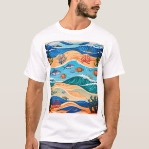 Men's Stylish & Comfortable Marine-Inspired T-Shirt