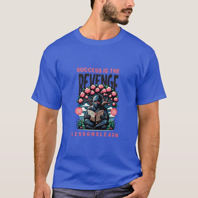 MEN'S SUCCESS REVENGE LESSONS LEARN BASIC TEE (Front)