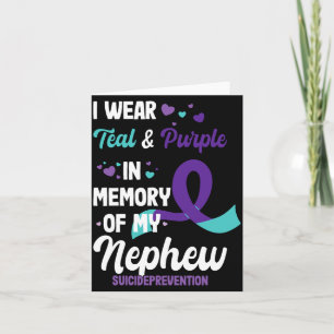Mens Suicide Prevention Awareness In Memory Of Card