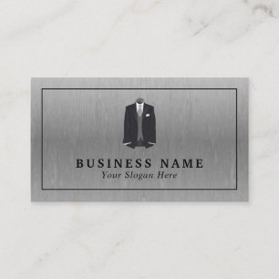 Men's Suit, Fashion-Designer Business Card