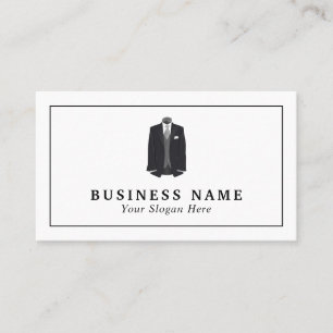 Men's Suit, Fashion-Designer Business Card