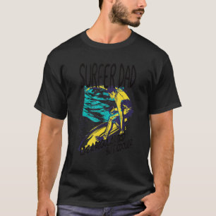Mens Surfer Dad, Vintage Surf Board T-Shirt