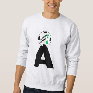 Men's  Sweatshirt ash DESIGN AFRICA  SPORT 26