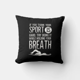 Mens Swim Swimmer Swimming Sport Practice Cushion