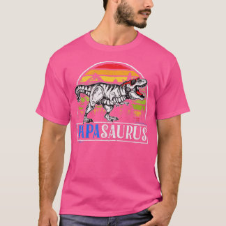 Mens T Re Dinosaur Papa Saurus Papasaurus Funny Fa T-Shirt