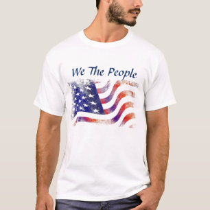 Men's T-Shirt - American Flag - We The People