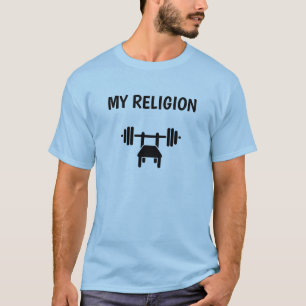 Men's T-Shirt Bench Press Is My Religion