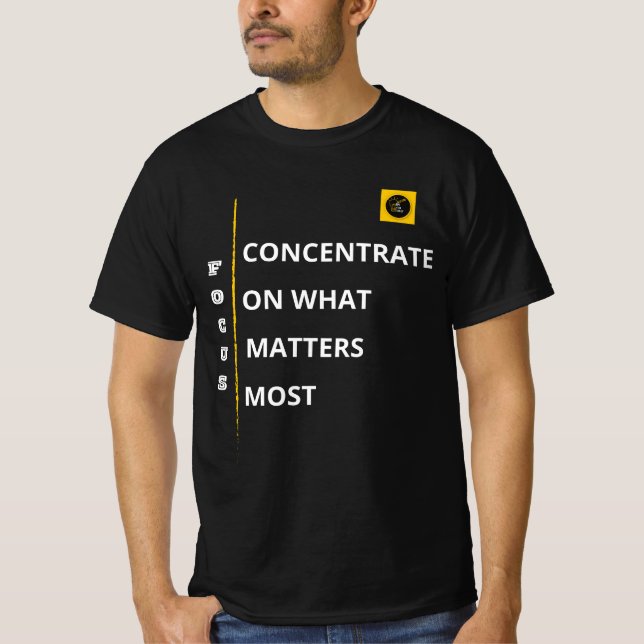Men's T-Shirt - Focus Vibe (Front)
