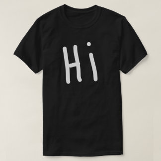 men's T-Shirt "HI"
