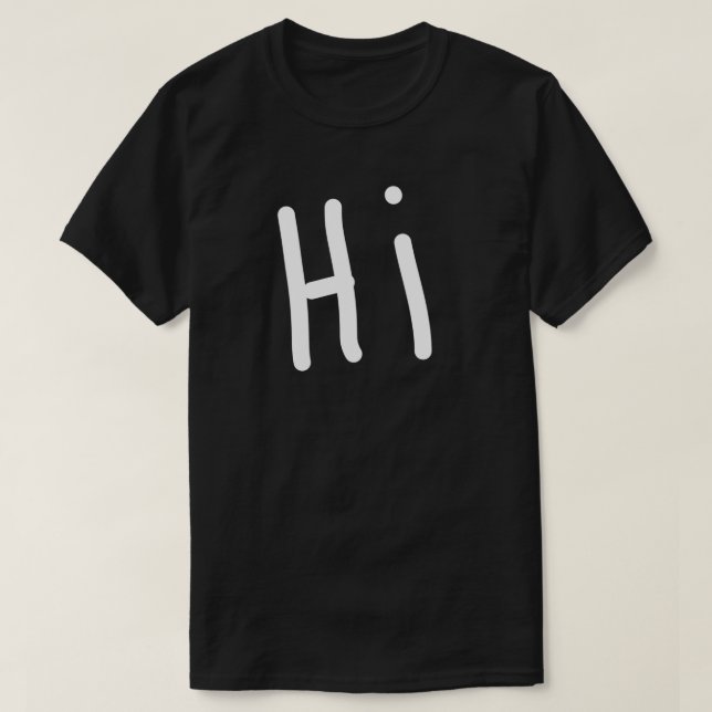 men's T-Shirt "HI" (Design Front)