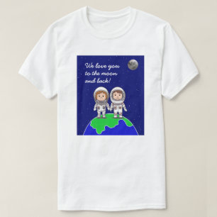 men's T-Shirt Mum and Dad Astronauts by Jo Images