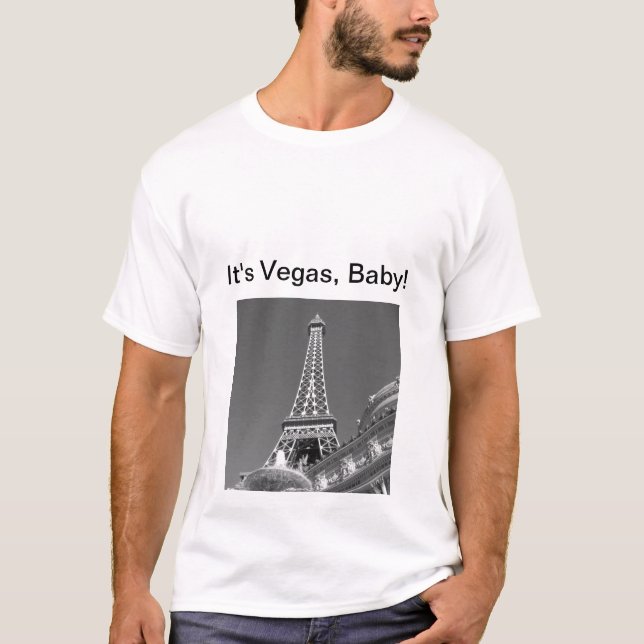 Men's T-Shirt of Paris, Las Vegas (Front)