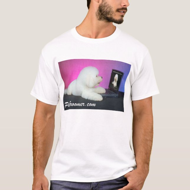 Mens T-shirt PetGroomer.com Logo (Front)