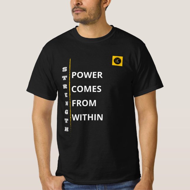 Men's T-Shirt - Strength Vibe (Front)