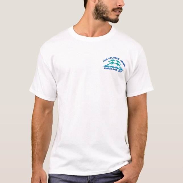 Men's T-Shirt - The Dolphins' Cruise (Front)
