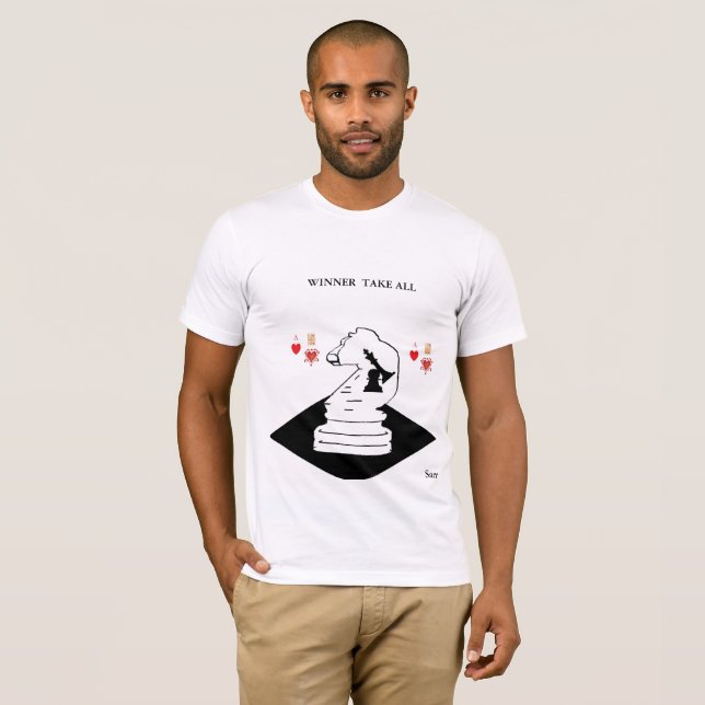 Men's T- Shirt / Winner take All (Front Full)