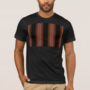 Men's T-shirt with Black Stripe Design. HAMbWG
