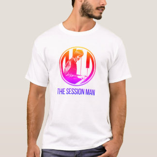 Men's T-Shirt with The Session Man design (colour)