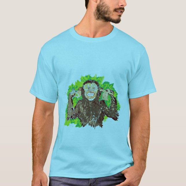 Men's T-Shirts Happy Monkey (Front)