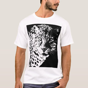 Mens T Shirts Pop Art Template Animals Leopard