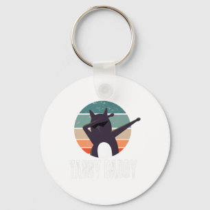 Mens Tabby Daddy Tee Cat Daddy Dad Fathers Key Ring