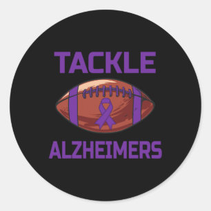 Mens Tackle Heimerheimers Fight End Support Wear P Classic Round Sticker