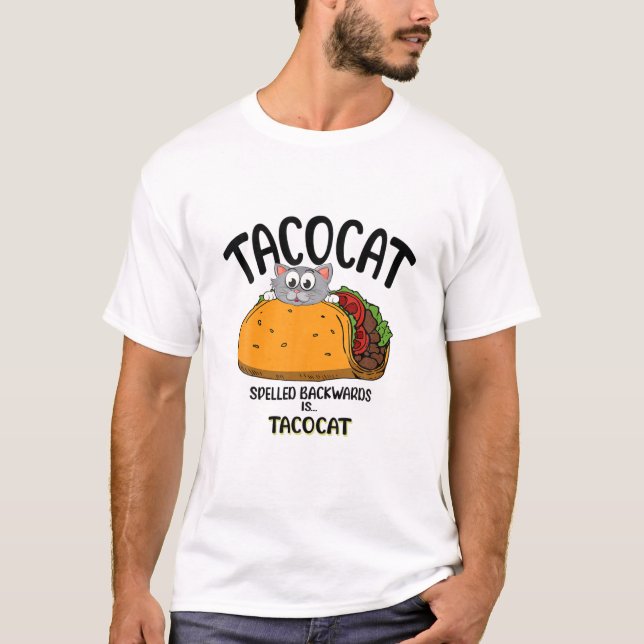 Mens Tacocat Spelled Backward Is Tacocat Cinco De T-Shirt (Front)