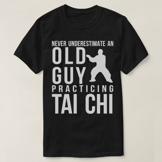 Mens Taiji Chuan Martial Arts Chinese Shadow Boxin T-Shirt (Design Front)