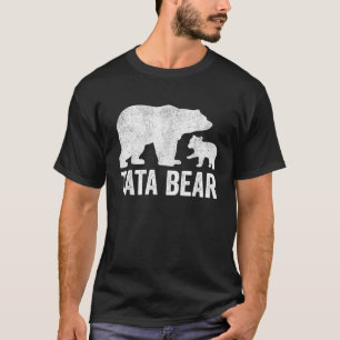 Mens Tata Bear Fathers Days Funny Cub Kid Indian G T-Shirt