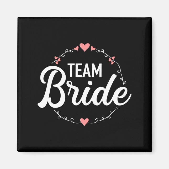 Mens Team Bride Hen Party Jga Performance Magnet (Front)