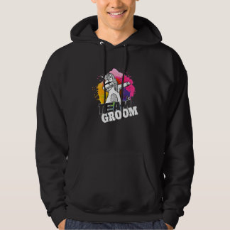 Mens Team Groom Men Bachelor Stag Night Party 1 Hoodie