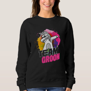 Mens Team Groom  Men Bachelor Stag Night Party 1 Sweatshirt