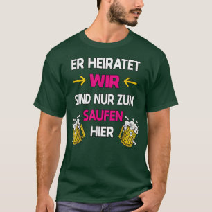Mens Team Groom Mens JGA Stag Party T-Shirt