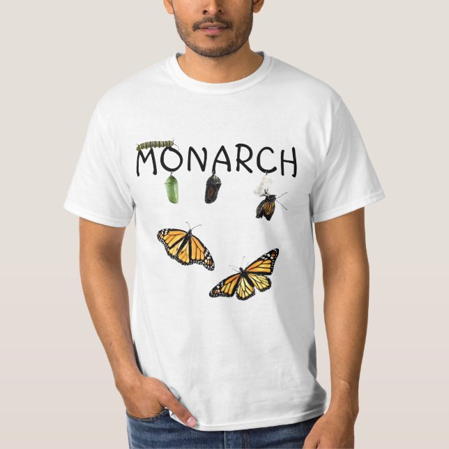 Mens Tee Monarch Life Cycle (Front)