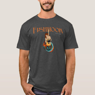 Mens Tee Shirt - Fishhook and Mermaid Logo