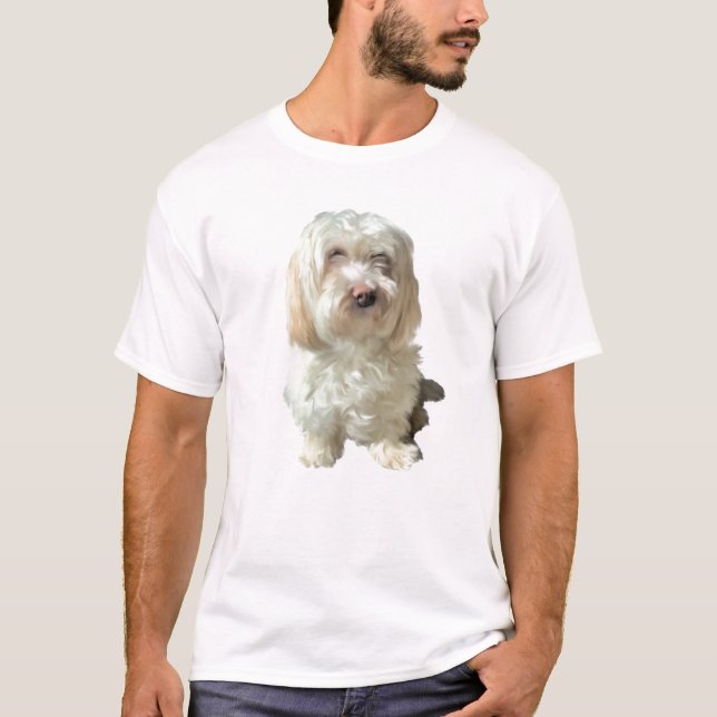 Men's Tee Shirt Havanese Dog (Front)