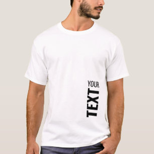 Mens Tee Shirts Customise Add Text Here Template
