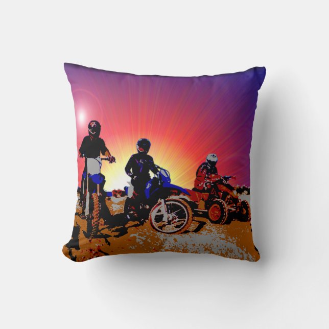 Men's Teen Boy's Motocross Motorbike Riding Cushion (Front)
