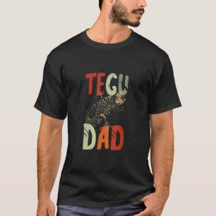 Mens Tegu Dad Reptile Tegu Lizard Pet Tegu Owner L T-Shirt