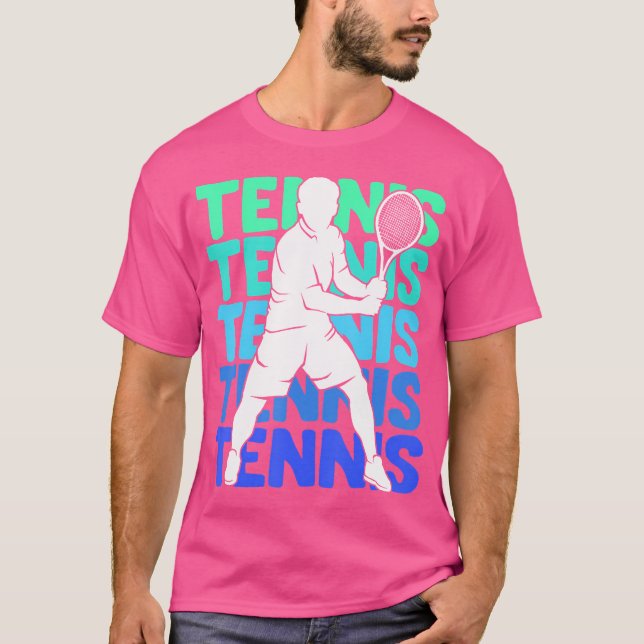 Men'S Tennis Apparel  Gift Idea Boys Youth Kids Te T-Shirt (Front)