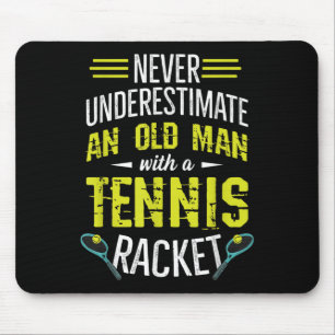 Mens Tennis Court Quote For Your Tennis Player Gra Mouse Mat