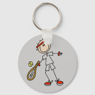 Mens Tennis Keychain