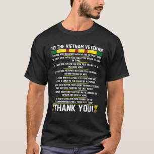 Mens Thank You To The Vietnam Veterans T-Shirt