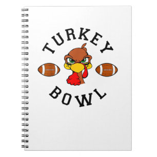 Mens Thanksgiving Football Turkey Bowl Shirt for M Notebook