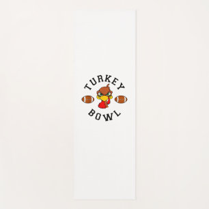 Mens Thanksgiving Football Turkey Bowl Shirt for M Yoga Mat