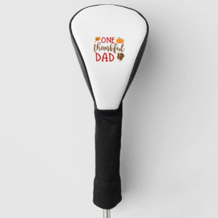 Mens Thanksgiving Matching Family Turkey Shirts On Golf Head Cover