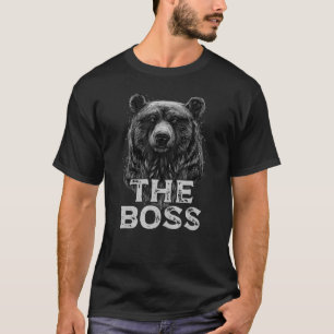Mens The Boss Papa Bear T-Shirt