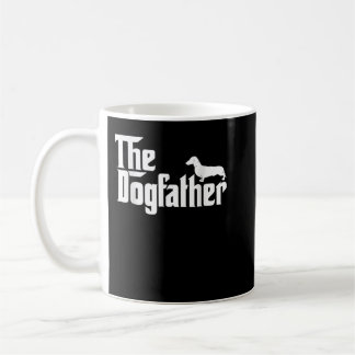 Mens The Dogfather Dachshund Funny Father Day For  Coffee Mug